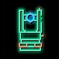 Optical Topography Equipment neon glow icon illustration vector