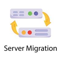 Trendy Server Migration vector