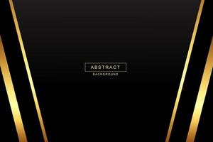 Vector gradient golden luxury frame template background