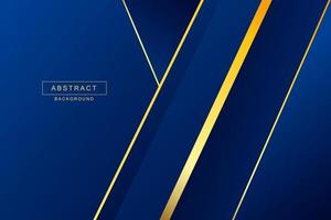 Vector luxury background with modern blue and gold color