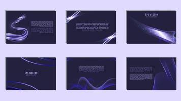 Design geometric icons business presentation, template infographic elements on blue background. New technologies. Use in flyers and SEO-marketing, webinar pages, website, banner, annual report vector