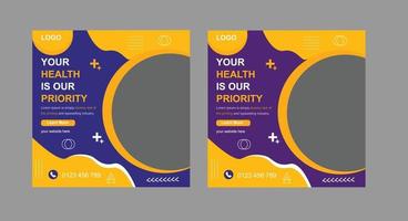 Social Media Post Design vector
