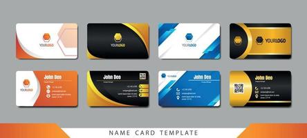 Business Card Set vector