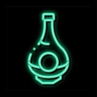 Drink Bottle neon glow icon illustration vector