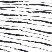 Hand drawn abstract pattern with hand drawn lines strokes Set of vector grunge brushes wavy striped suitable for print cloth and packaging