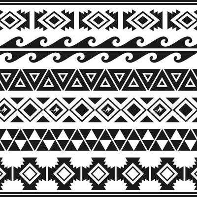 Hawaiian Tribal Pattern Vector Art, Icons, and Graphics for Free Download