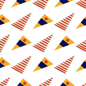 Abstract pattern of triangles vector