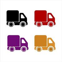 truck icon or logo in vector