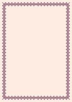 Beautiful frame for a certificate vector