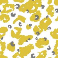 Abstract animalistic print with spots pattern vector