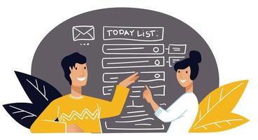 To do list, business planning and strategy vector