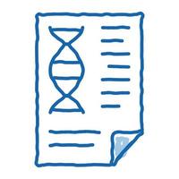 vector de archivo de informe de química de biomaterial de molécula