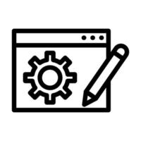 Blogging Service Icon Design vector