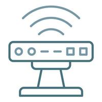 Kinect Line Two Color Icon vector