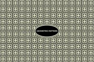 Geometric shapes pattern background, Retro style vector