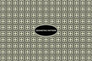 Geometric shapes pattern background, Retro style vector