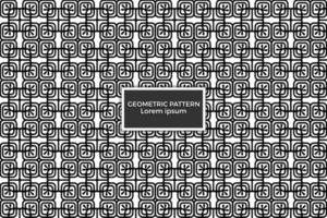 Geometric shapes pattern background, Retro style vector