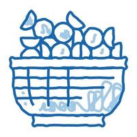 candies for clients doodle icon hand drawn illustration vector