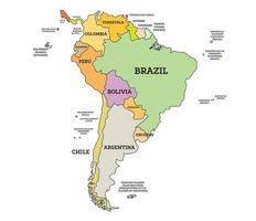 South America Map Vector Art, Icons, and Graphics for Free Download