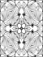 Mandala coloring pages vector