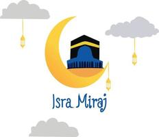 vector de isra y mi'raj