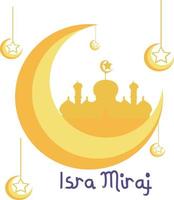 Isra and Mi'raj Vector