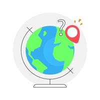 find location, specify and select country of origin concept illustration flat design vector eps10. simple, colorful, modern graphic element for landing page, empty state ui, infographic, icon