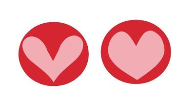 Love heart icon vector. Creative illustration romantic collection love symbols. Love concept. for Valentines day, Mothers day, wedding, love and romantic events vector