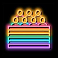 lgbt community neon glow icon illustration vector