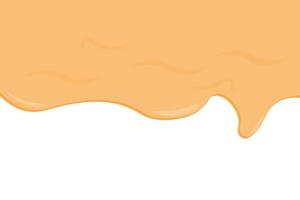 sweet melted peanut butter background vector