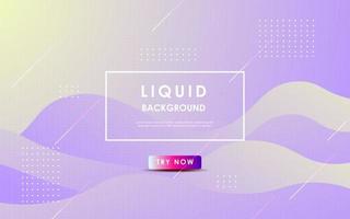 modern dynamic purple soft liquid color geometric fluid background. eps10 vector