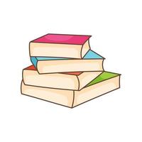 Vector books, isolated illustration
