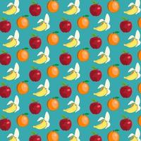 Seamless Fruits Pattern. It can be used for Background, wallpaper, etc. vector