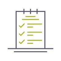 Booking CheckList Vector Icon