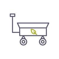 Garden Cart Vector Icon