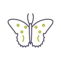 icono de vector de mariposa