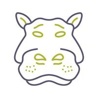 Hippo Vector Icon