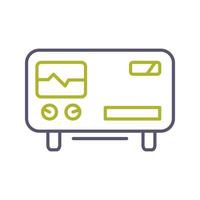 Oscillscope Vector Icon