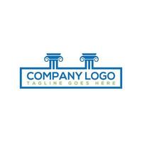 logotipo de la empresa de derecho con formato vectorial. vector
