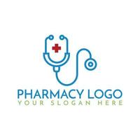 logotipo del hospital con formato vectorial. vector