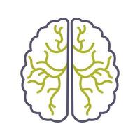 icono de vector de cerebro