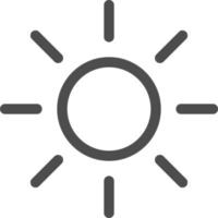 icono de lámpara de sol vector