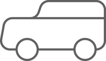 icono de transporte de coche iconos de personas con estilo de contorno negro. vehículo, símbolo, negocio, transporte, línea, contorno, viaje, automóvil, editable, pictograma, aislado, plano. ilustración vectorial vector