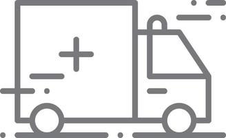 Ambulance Transportation icon people icons with black outline style. Vehicle, symbol, transport, line, outline, travel, automobile, editable, pictogram, isolated, flat. Vector illustration