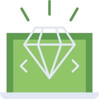 Clean code technology icon with green duotone style. Computing, diagram, download, file, folder, graph, laptop . Vector illustration