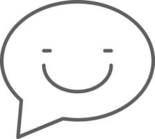 GOOD COMMENT Feedback icon with black outline style vector