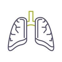 Lungs Vector Icon