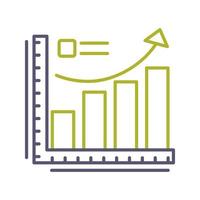 Growth Chart Vector Icon