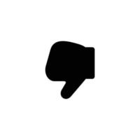 Dislike simple flat icon vector illustration