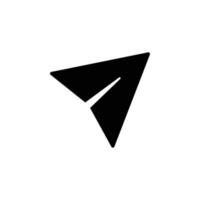 Send message simple flat icon vector illustration